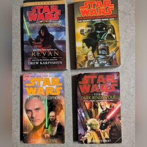Star Wars Books Paperback Lot 4